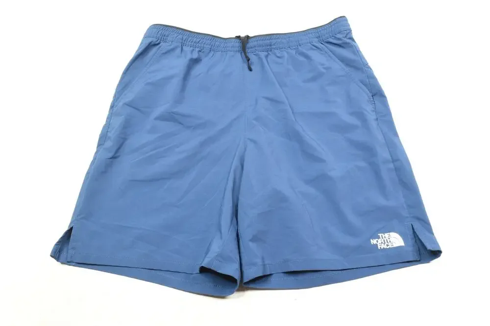 The North Face Wander Shorts Mens Medium Blue Stretch Regular Fit Hiking